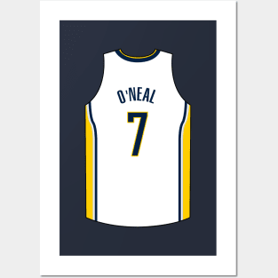 Jermaine O'Neal Indiana Jersey Qiangy Posters and Art